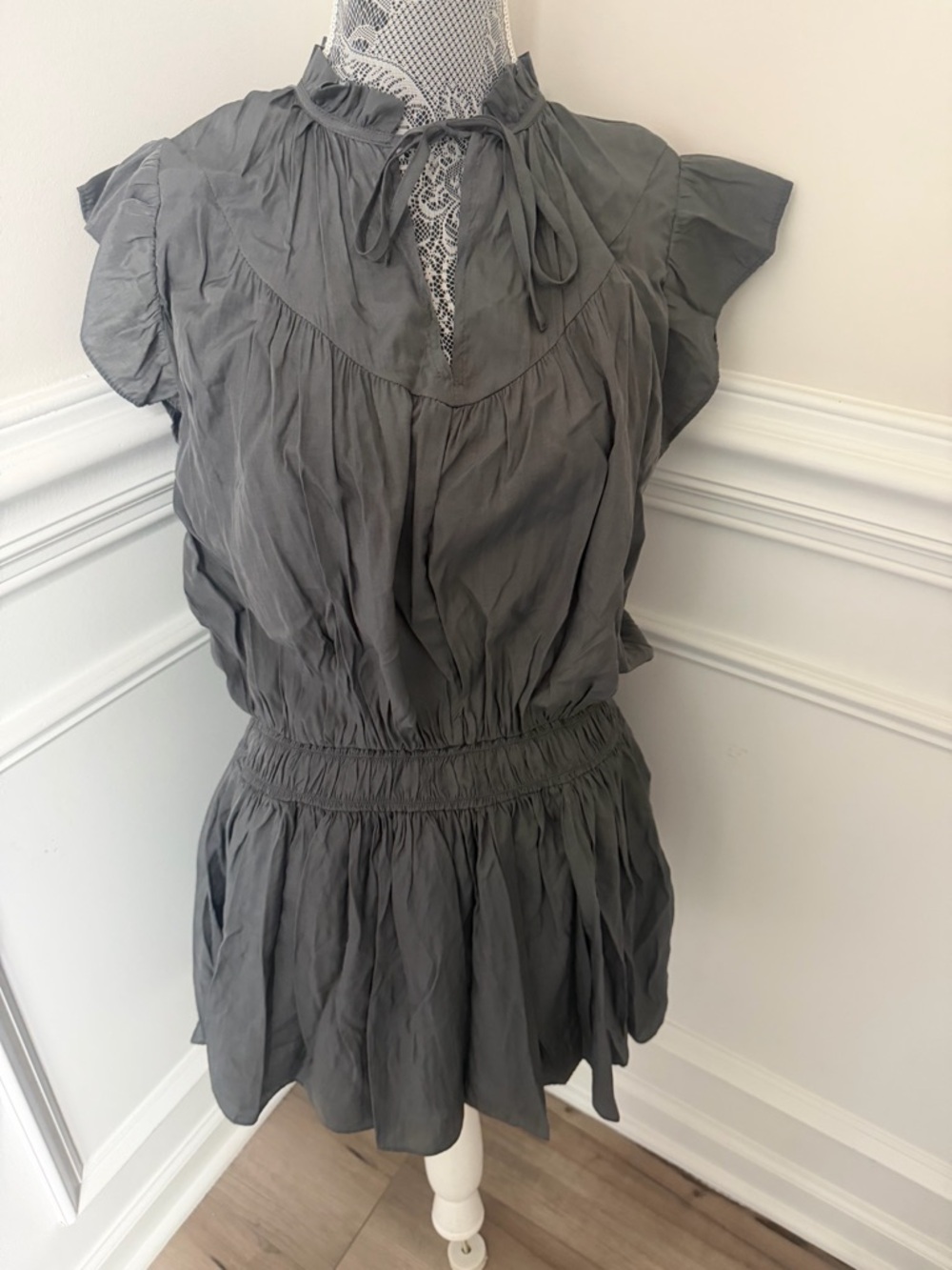 Day + Moon Womens Gray Dress Size M